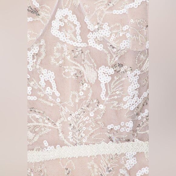 NWOT Bronx and Banco Midnight Bridal Sequin Mini Dress in White - Picture 4 of 15